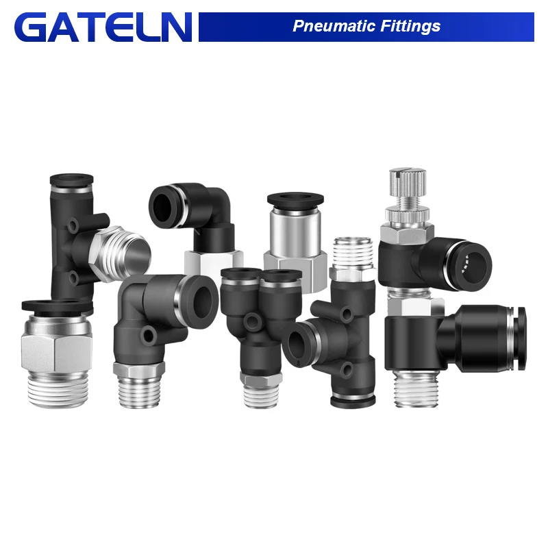 High quality Male thread Pneumatic Air Connector Fitting PC PCF PB PD PL PLF PX PSL PH air  PC8-02 PL10-02 PB8-02 PL6-01 PC8-02