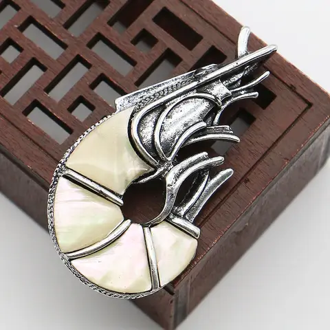 8 best sales झींगा ब्रोच - №2