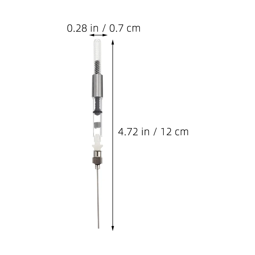 Convertitore di inchiostro ricaricabile in plastica da 9 pezzi in acciaio inossidabile, diametro 3,4 mm 2,6 mm, design a molla sottovuoto, facile da pulire