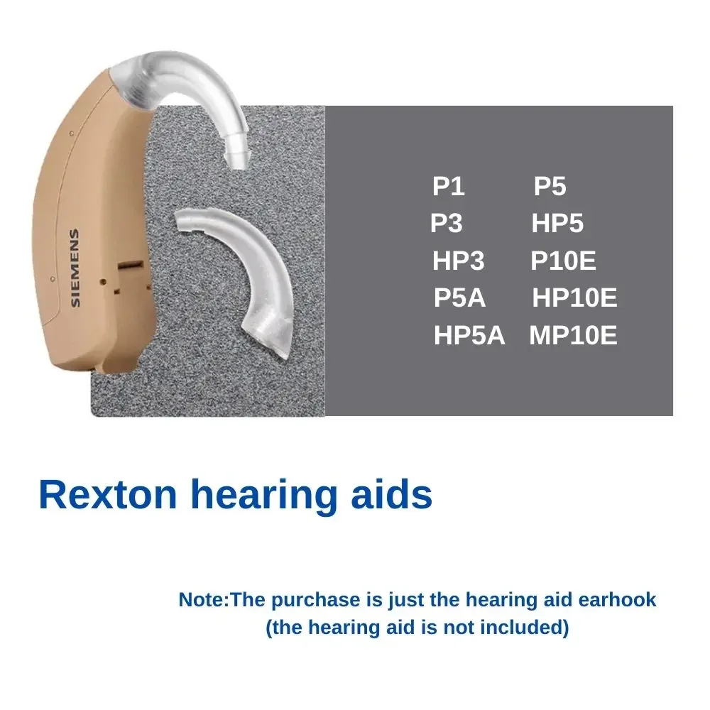 Siemens Earhook for Hearing Aids Signia Vibe Rexton BTE Siemens Hearing Aid Earhook (Optional 10pcs/5pcs/2pcs)