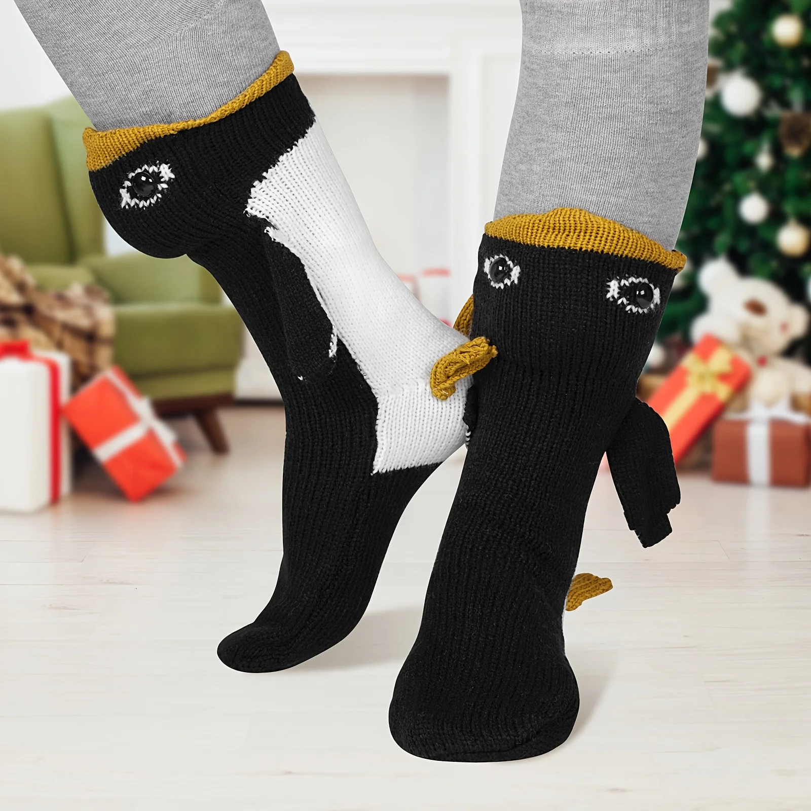 Boffmaw 3D Penguin Knitted Socks And Cute Penguin-themed Creative Design Socks Are Special Gifts For Christmas And Halloween, And Also Exquisite Presents Perfect For Parties.
