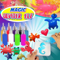 Magic Water Elf Toy Kit Handmade Water Toy DIY Fairy Magic Water Elf Animal Mold Birthday Christmas Gifts for Kids Party Favors
