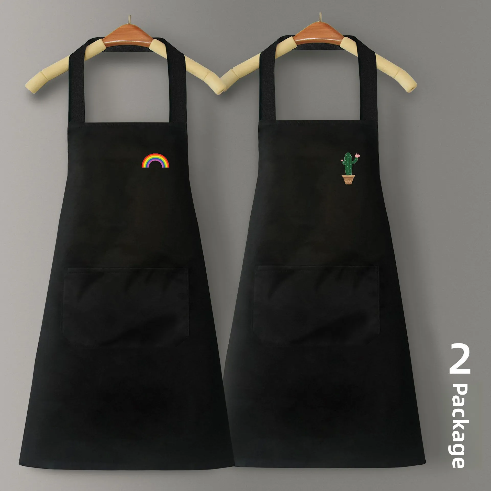 

Кухонный бытовой водонепроницаемый маслостойкий фартук для мужчин и женщин, новый интернет-фартук знаменитостей, рабочий фартук для работы по дому, рабочая одежда