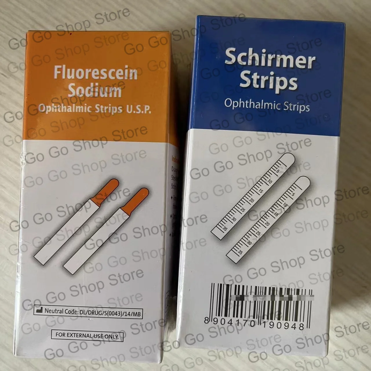 Fluorescent Sodium Test Paper 100pcs/Box, Tear Detection Fluorescent Filter Multipurpose Laboratory Office Testing Consumables