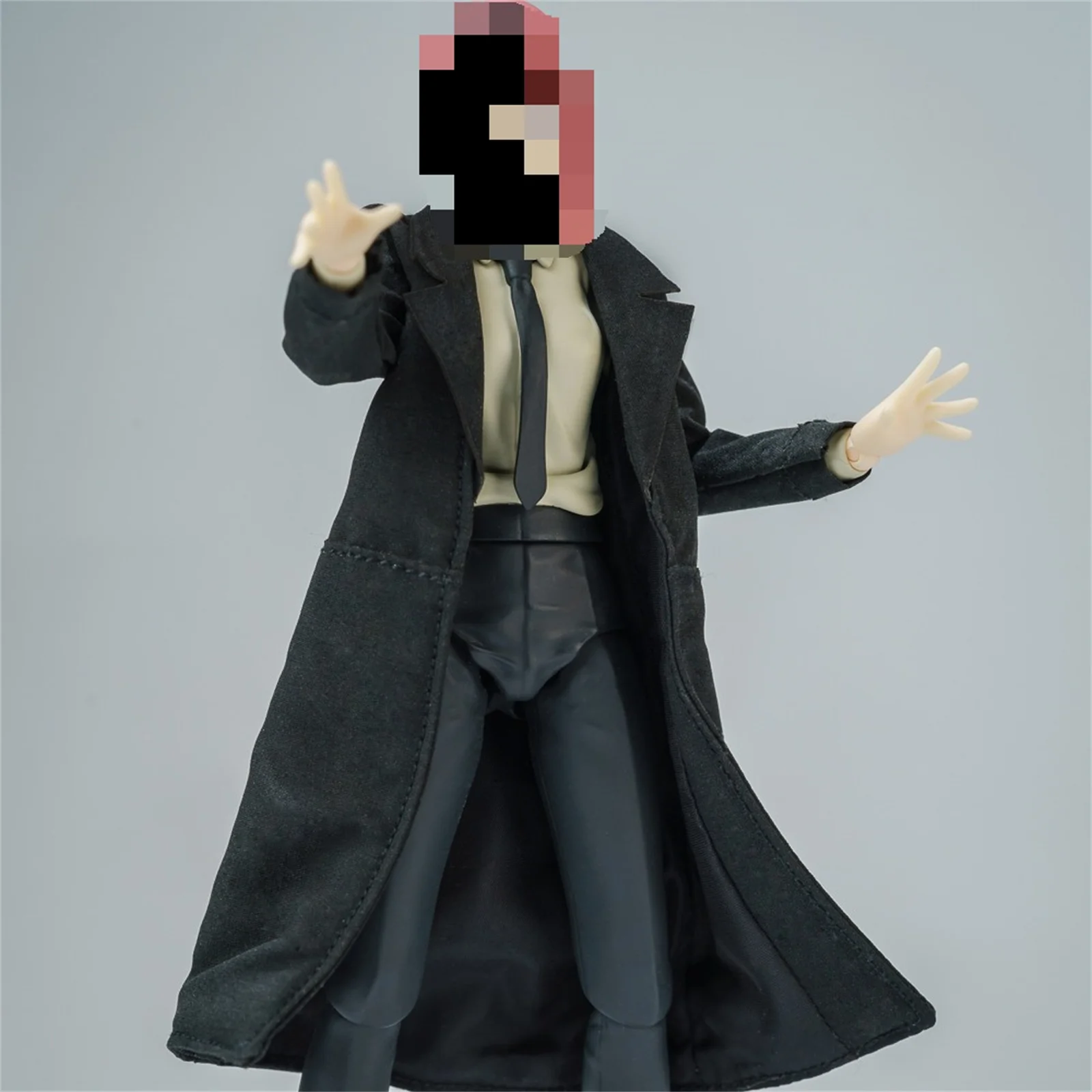 معطف طويل خندق معطف مصدات الرياح السراويل 1/12 مقياس الملابس أنيمي الملابس ل 6 ''بدلة الذكور الجندي عمل الشكل