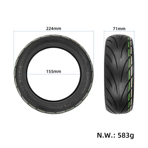 Imagen 2 del producto CST-neumático sin cámara de 9,5 pulgadas, 9,5x2,50, grueso mejorado para NIU KQi3 KQi 3 PRO MAX, patinete eléctrico, piezas de neumáticos 9,5x2,5