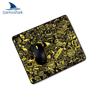 Darmoshark PAD-3  Games Mouse Pad Keyboard Computer Locking Edge Desk Mat 300X360mm Black and White Mice Pad
