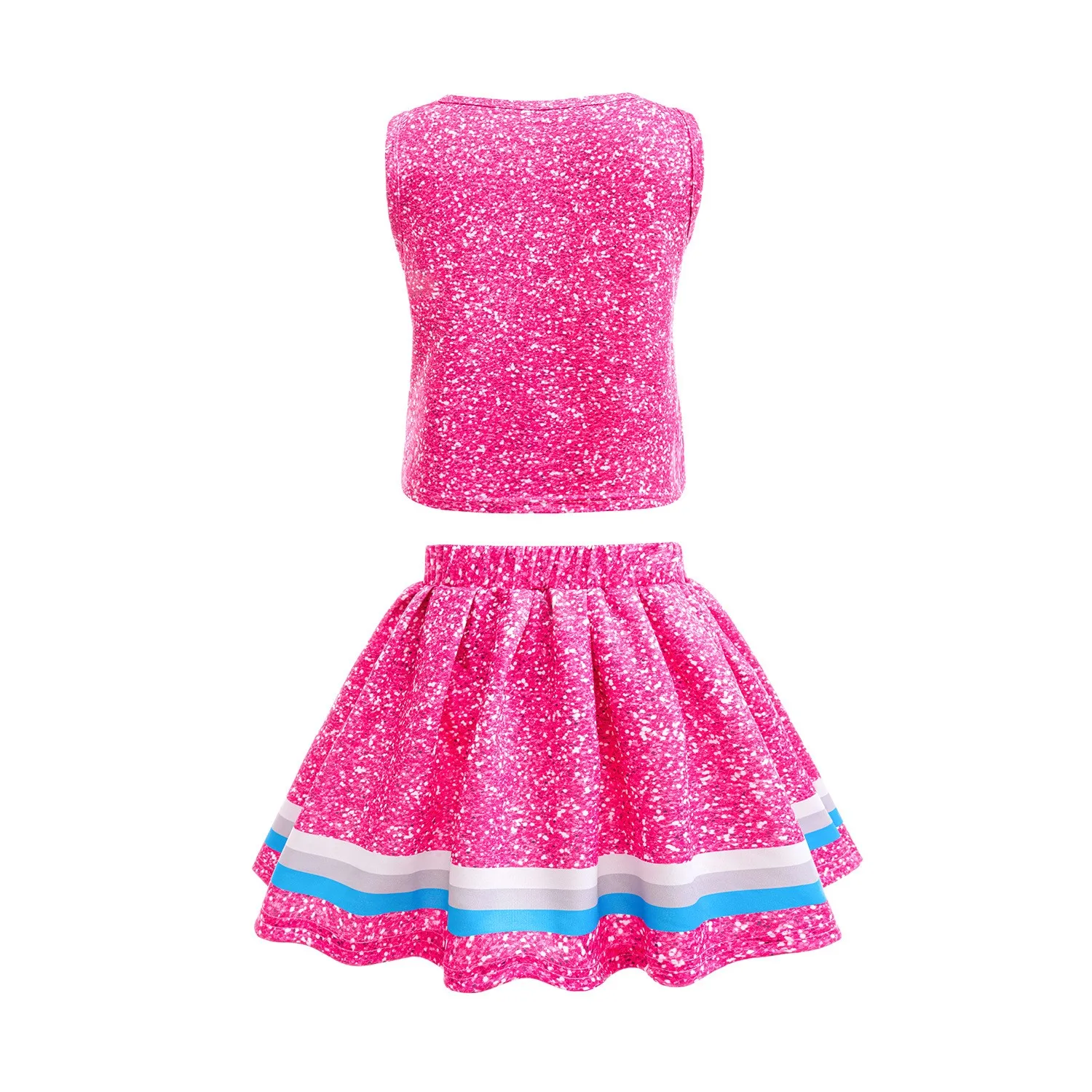 Barbie Skirt Kawaii Cartoon Animation Cute Children Halloween Cos Cheerleader Performance Costume Children Gift