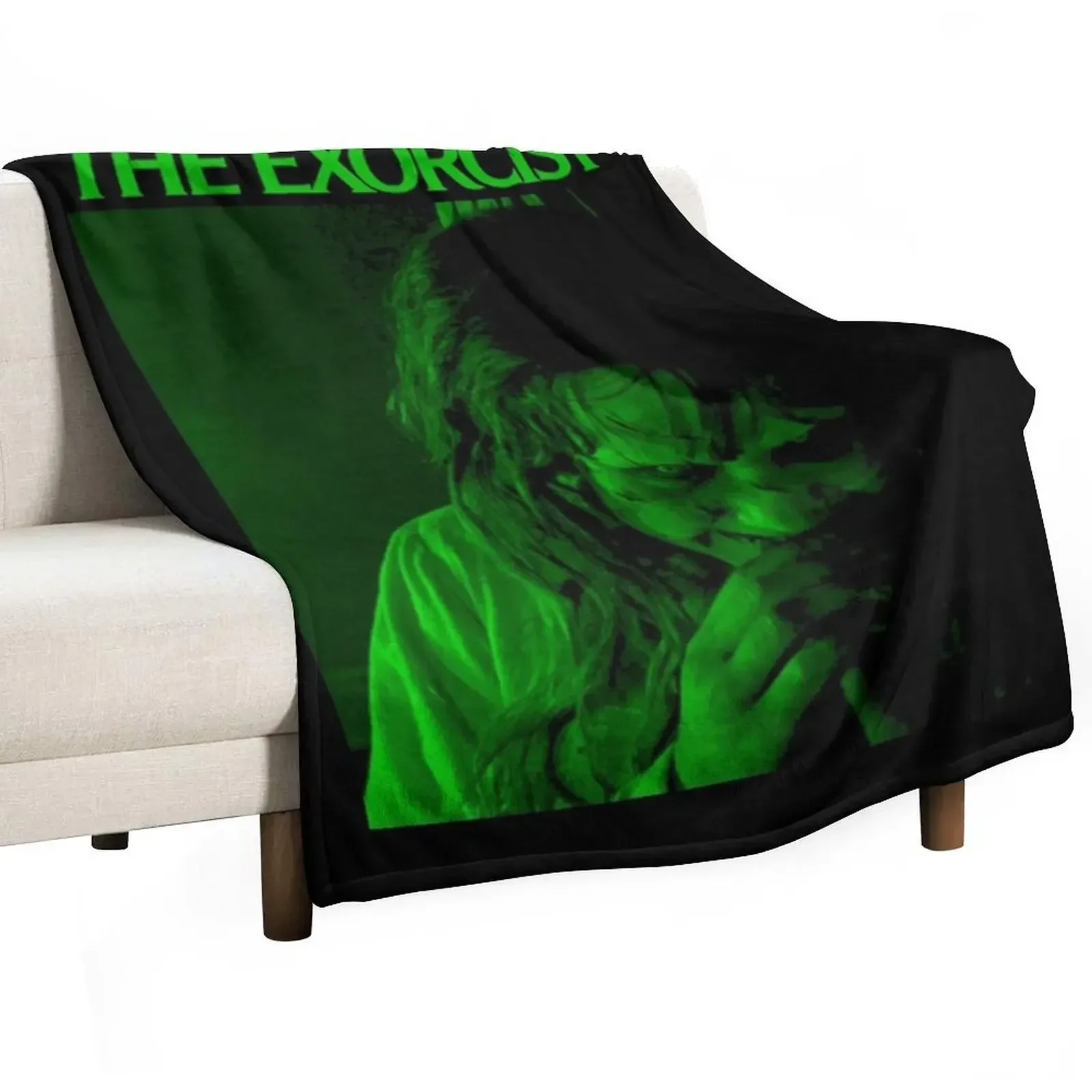 

The Exorcist Green Throw Blanket Moving for winter Blankets