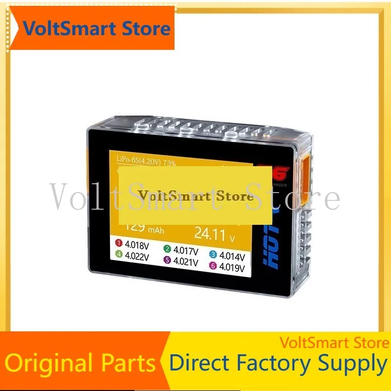 VoltSHOTA T6 300W 15A Multi-protocol Smart Charger For 1-6S Lipo LiHv Li-ion NiMH | Balance Charger With 90W PD Discharge