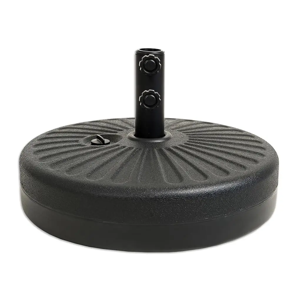 

78 Lb Heavy Duty Round Umbrella Base, Plastic Water And Sand Fillable Outdoor Stand Weight For Patio Market Table Umbrella,