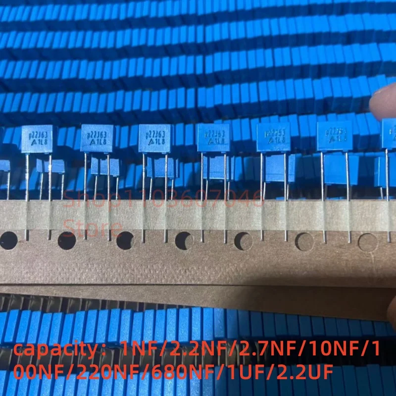 20 個校正フィルムコンデンサ B32529C 63V/100V102J/222J/272J/103J/104J/224J/474J/684J/105J/225J ブロックコンデンサ P5MM