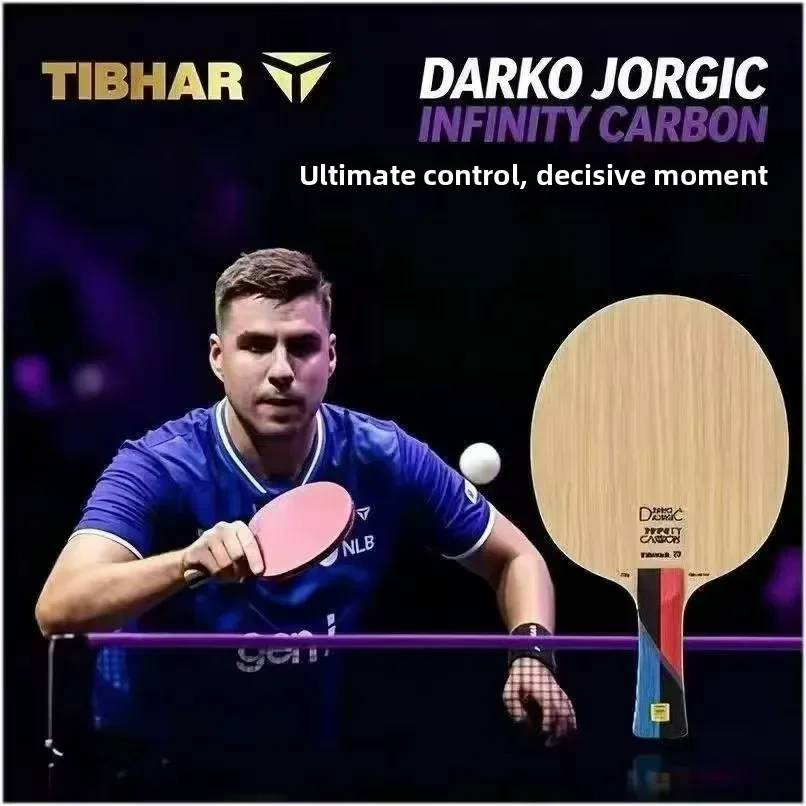 TIBHAR Darko Gold Table Tennis Blade Two-Sided Heterogeneous Racket Inner Carbon Forehand Outer Carbon Backhand