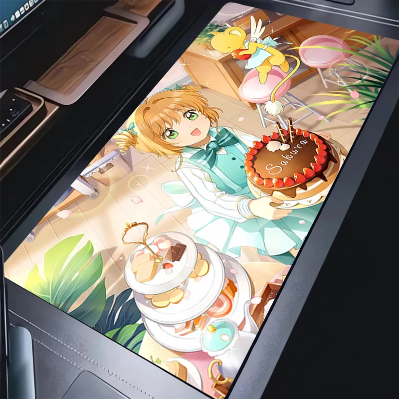 Anime Mouse pad non-slip laptop keyboard pad office desk pad game player big Mouse mat PC carpet C-Card Captor Sakuras Mousepad