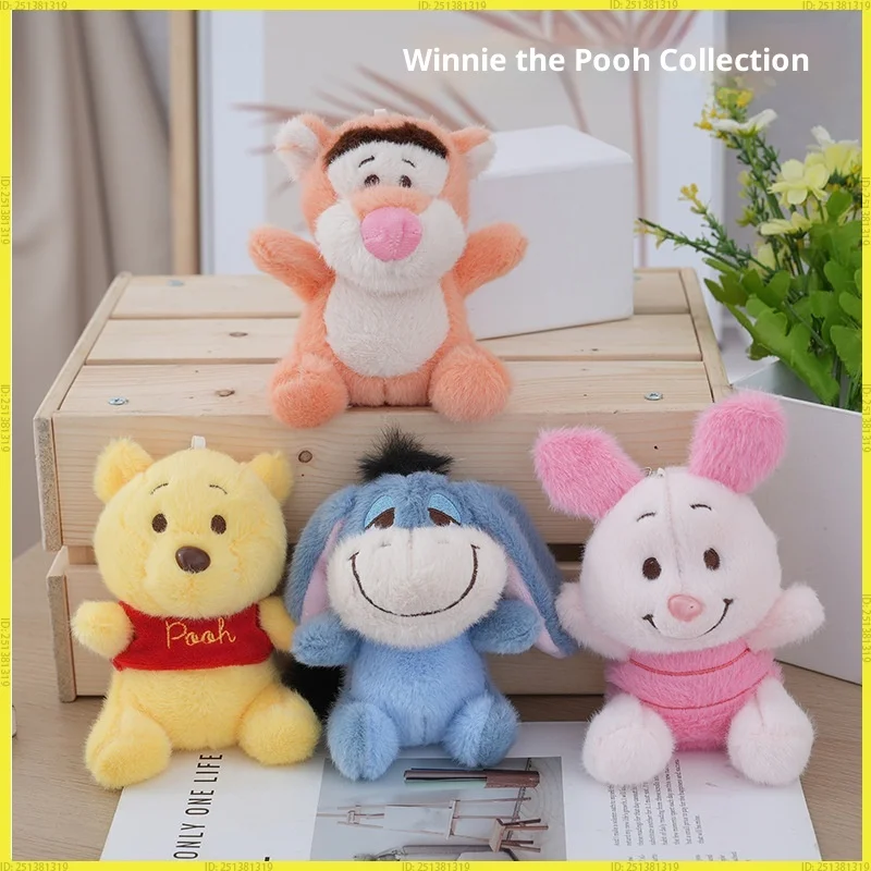 10-13 سنتيمتر ديزني ويني ذا بوه ألعاب من القطيفة تيجر خنزير صغير Eeyore حمار-ملصق لطيف ألعاب من القطيفة هدية عيد ميلاد