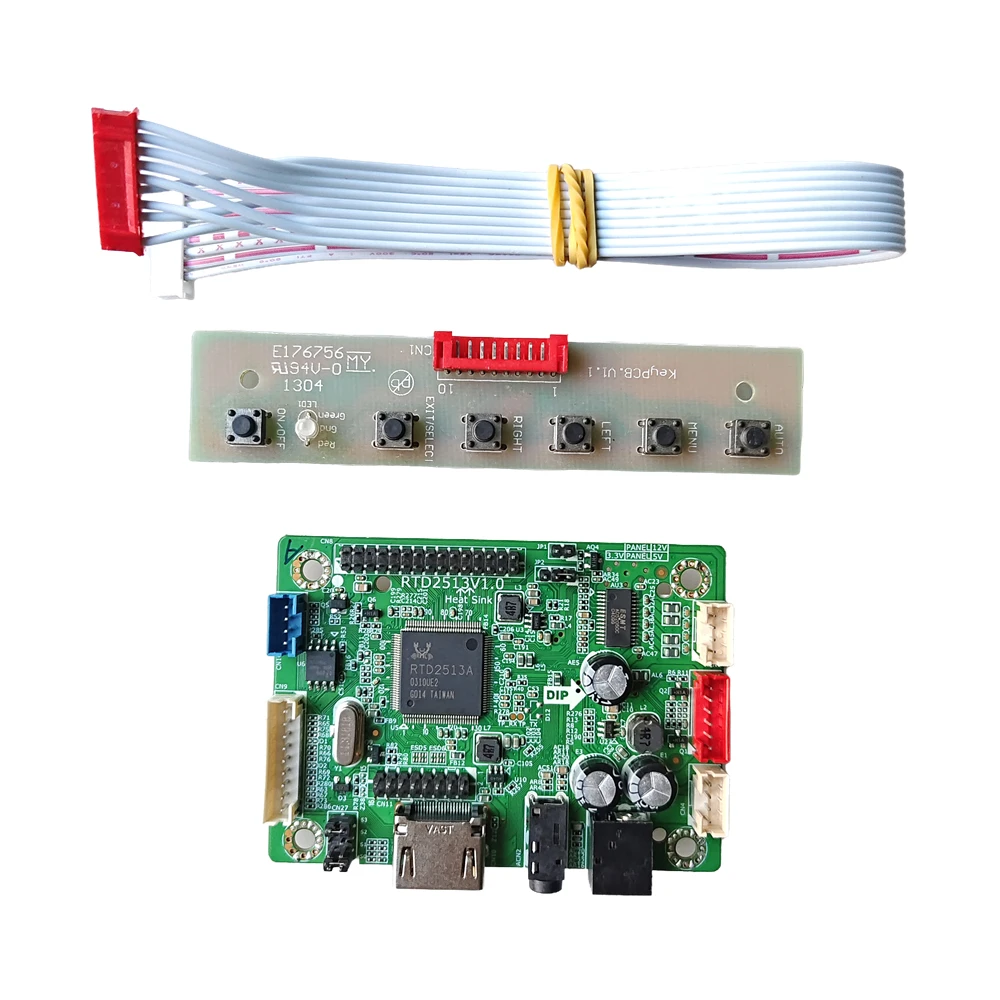 

New Program-free RTD2513V1.0 LCD business display industrial control motherboard HDMI input to LVDS output HD driver board