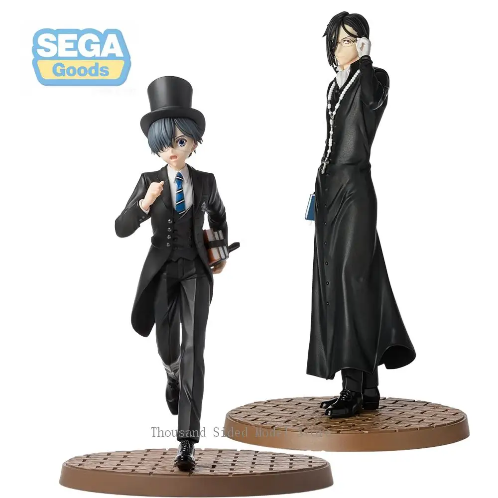 

Original SEGA Luminasta Black Butler Sebastian Michaelis Ciel Phantomhive Anime Figure Model Toys Collected Ornaments Gift