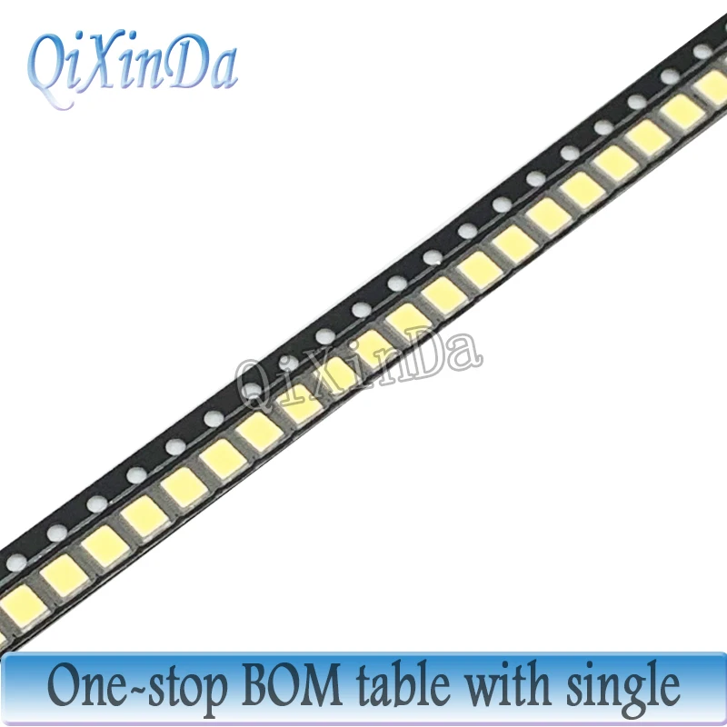 100PCS High Brightness SMD LED 2835 1W 0.5W 0.2W White 3V 6V 9V 18V 36V 150MA/100MA/80MA/60MA/30MA 6000-6500K SMD Diode