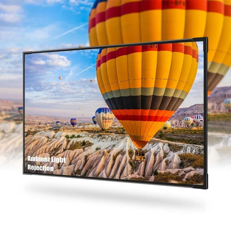 

Good Quality Projection Screens 92 Inches Projector Screen Cinema 110 70 84 Inch Cheap Fabric Grey Movie Screen