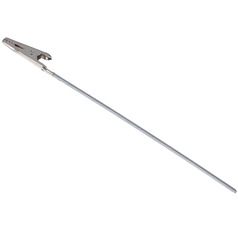 10 Stück 150 mm Länge, nicht isolierte elektrische Test-Krokodilklemmen, Metallklammern