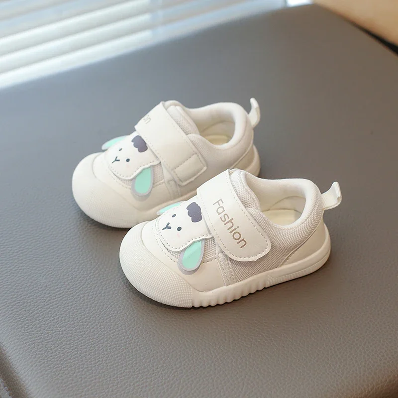 

Детская спортивная обувь с милыми животными, детская прогулочная обувь, нескользящая обувь с закрытым носком, новинка 2025, модная удобная повседневная обувь для малышей