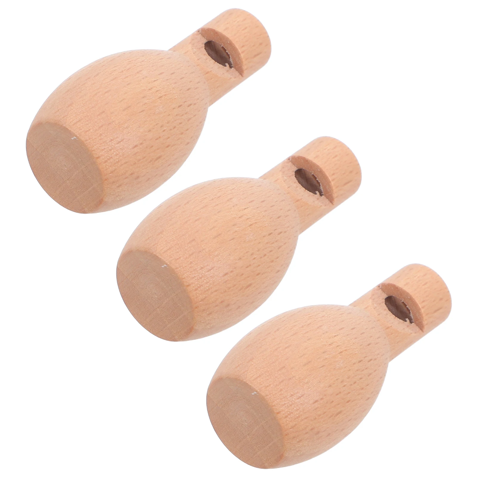 

3pcs Mini Wood Whistle Wood Unfinished Whistle Kids Plaything Musical Instrument Baby Toys Toddler Gifts