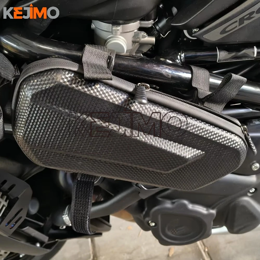 

For Honda CRF1000L CRF1100L AFRICA TWIN XRV750 L-Y Motorcycle Waterproof Hard Shell Triangle Tool Side Bag Toolbox Tool Storage