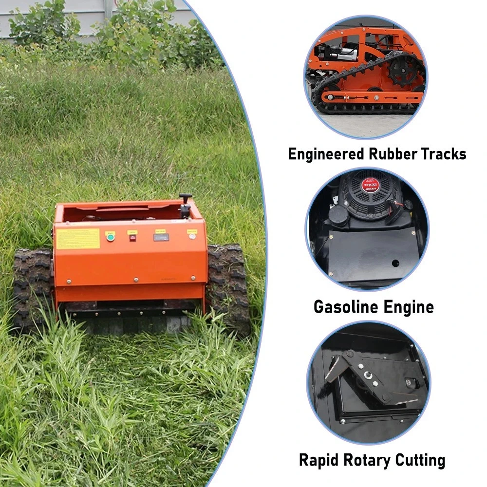 الدفع الكامل ليس إيداع جزازة العشب بجهاز التحكم عن بعد مع محرك بنزين رباعي الأشواط 9 حصان، قاطع عشب لجميع التضاريس