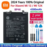 100% Original High Quality New Phone Replacement 4500mAh Battery BP46 For Xiaomi Mi 12 / Mi 12X Batteries Bateria Fast Shipping