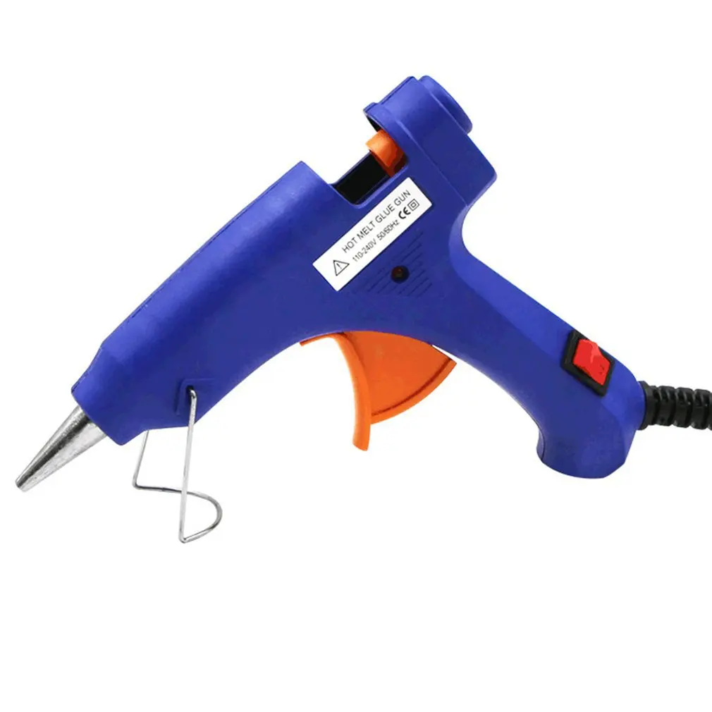 

Hot Melt Glue Gun with Glue Sticks 20W Electric Mini Household Heat Temperature Thermo Tool Industrial Repair Tools Gun