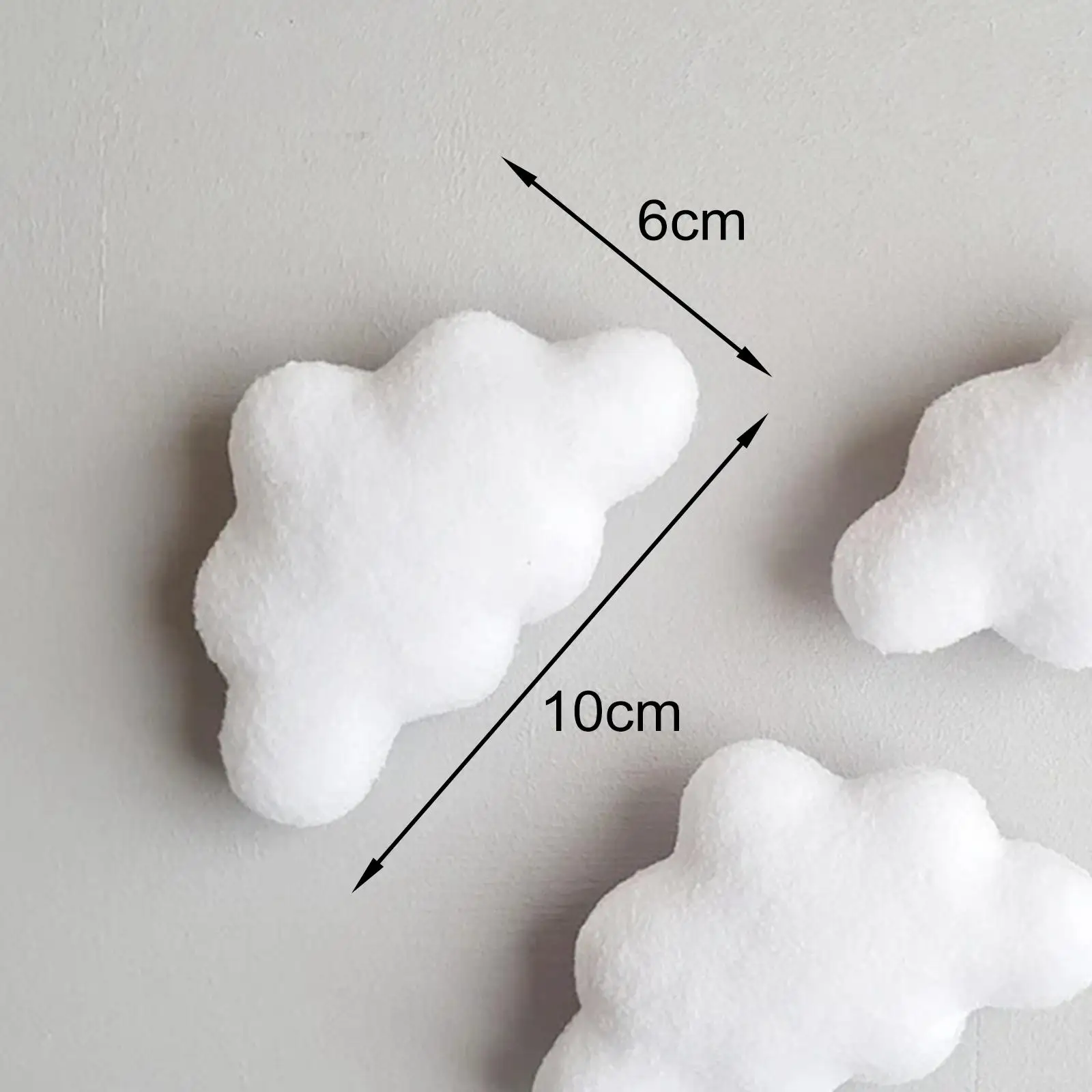 8x Newborn Photo Props Backdrops Decoration Plush Accessories Soft 3 Clouds Breathable Photo Photograph Baby Photography Props