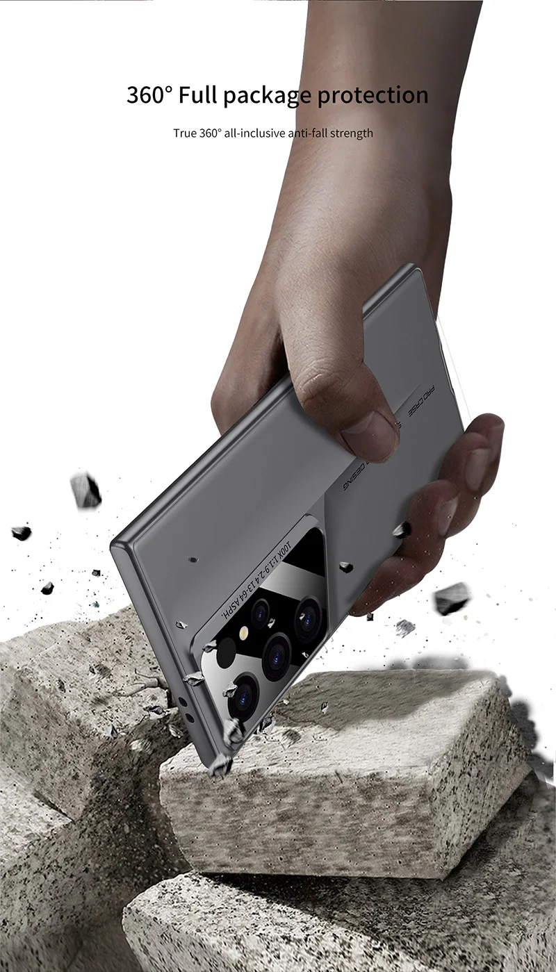 

Razor Edge Ultra-Thin Case For Samsung Galaxy S24 Ultra S23 S22 Cover PC Fashion Redesign Anti-knock Cases For S23Ultra S24Ultra