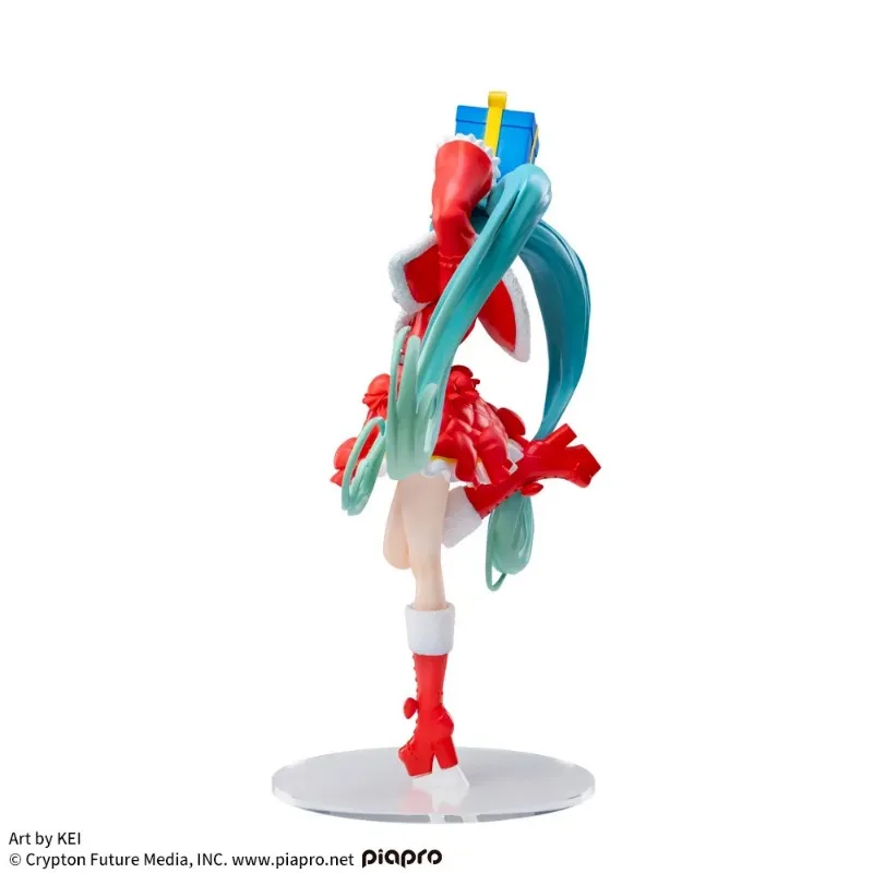 SEGA Original Genuine VocaloidPiapro Characters Hatsune Miku Luminasta Christmas 2024 Ver 19cm Model Toy Figures Cute Xmas Gifts