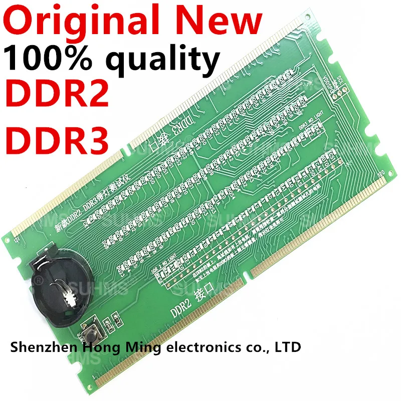 Memory Slot DDR2 DDR3 DDR4 DDR5 Diagnostic Analyzer Test Card SDRAM SO-DIMM Pin Out Notebook LED Tester Card