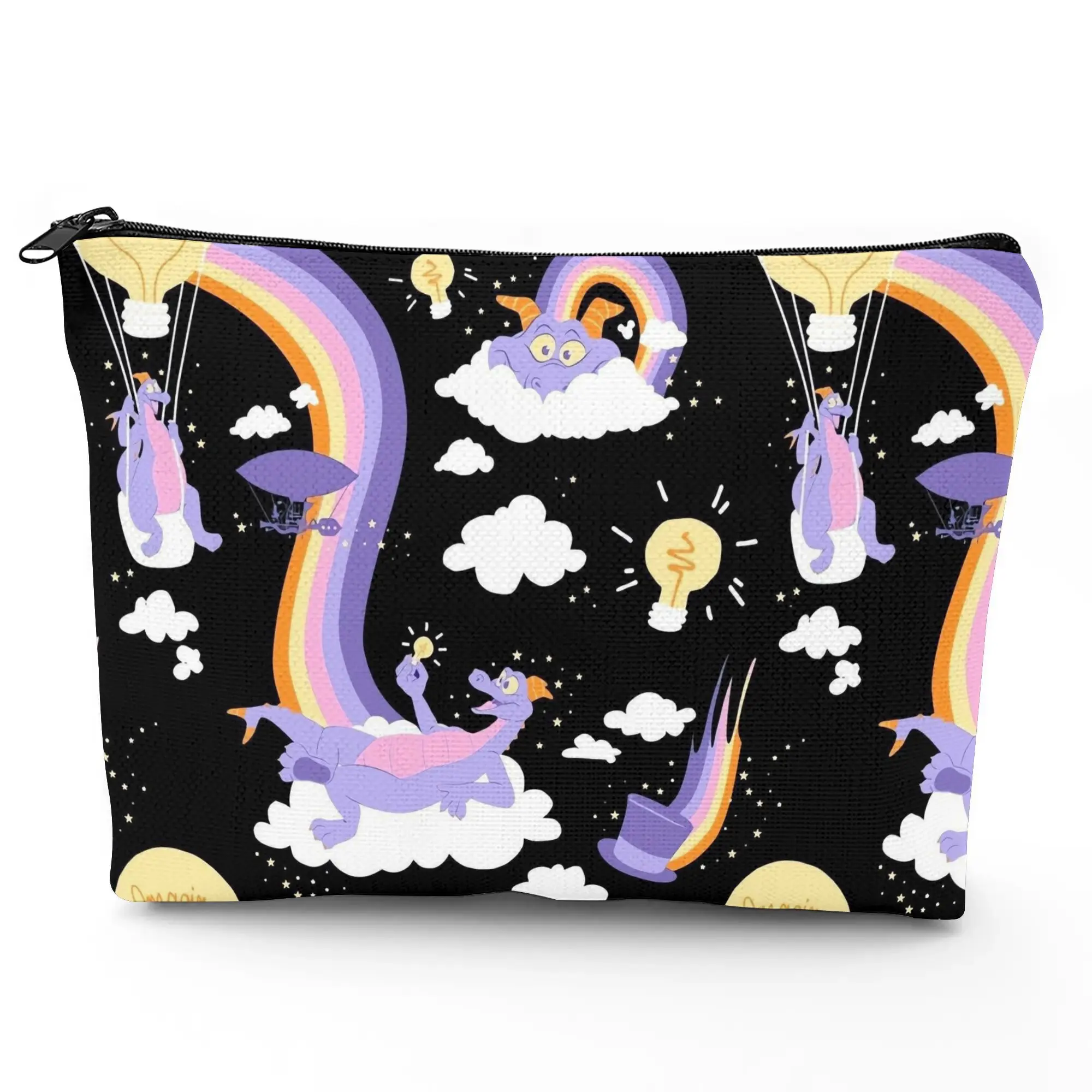 2D Flat Printing Figment One Little Spark Everyday Makeup Bag for Office or Commute A Neat Addition To Your Daily Routine