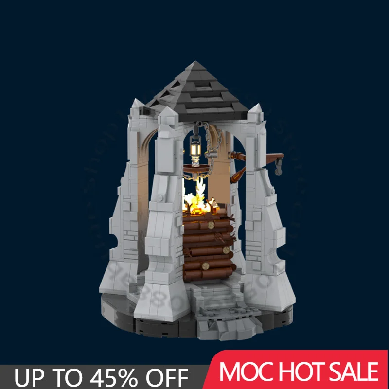 

1238 PCS MOC Beacon Of Gondor Pippin Courage Model Building Block Brick Creative Educational Assembly DIY Toys Birthday Gifts