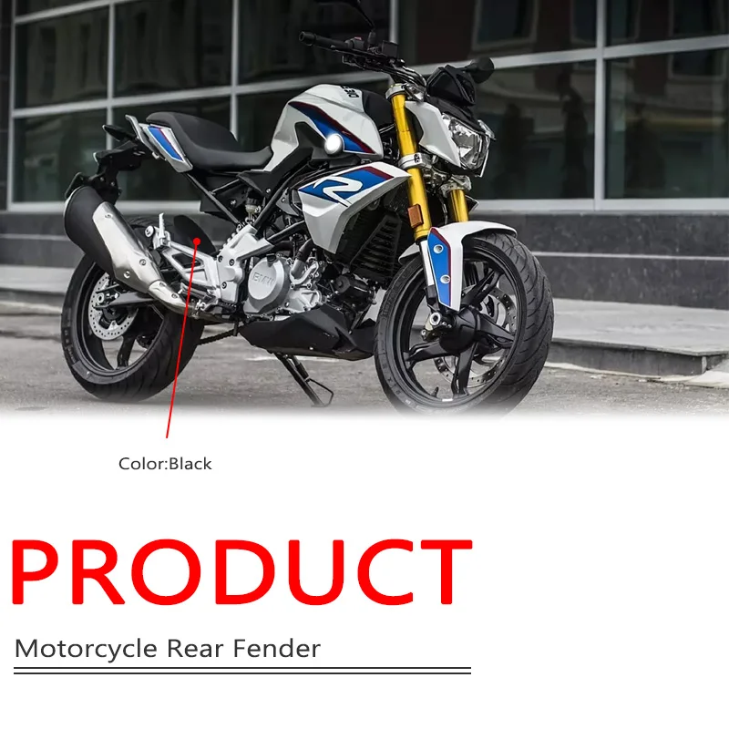 G310GS G310R Motorcycle Mudguard Rear Fender Mudflap Splash Cover Mudguard Rear Fender For BMW G 310GS G 310R G310 GS 2017-2023