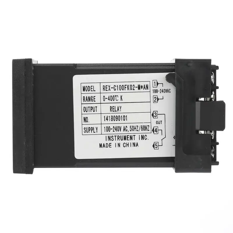 1 Pcs Thermostat Modules Output PID Digital Thermoregulator REX-C100FK02-M * AN Relay Temperature Controller Thermocouple