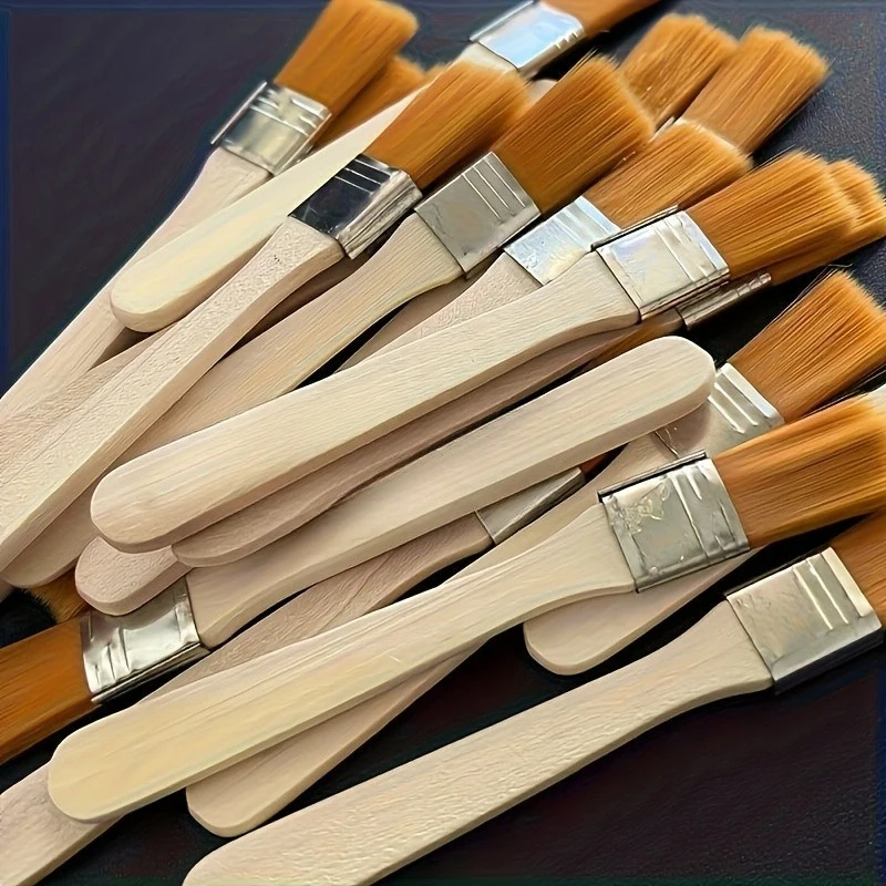 

20Mini Paint Brush Set，Suitable for wood——Professional-grade multi-surface painting tool，Equipped with a compact brush head，Easi