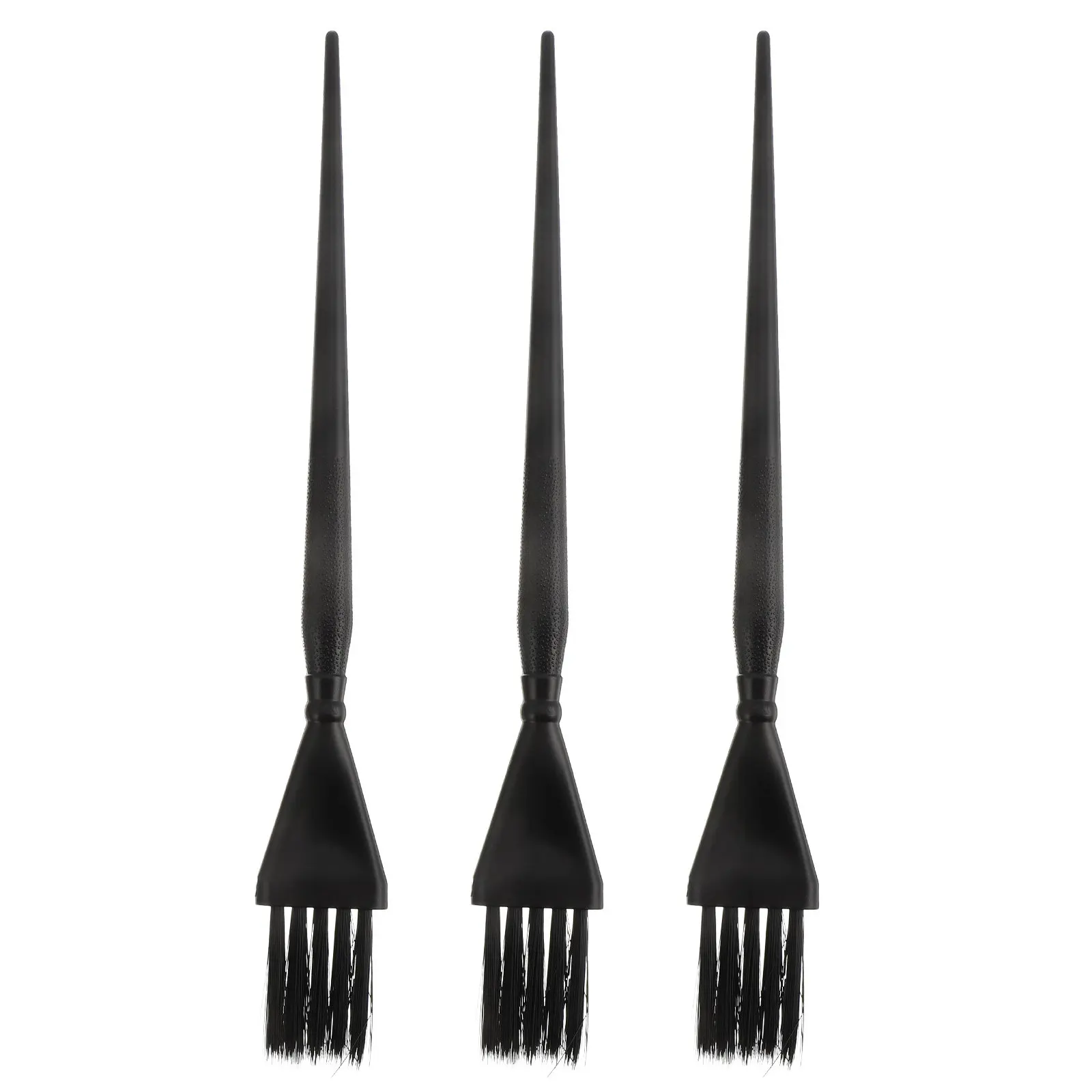 3Pcs Hair Coloring Brush Professional Grade Dye Brush Set with Stable Grip Ultra Bristles for Even Hair Color Distribution Salon