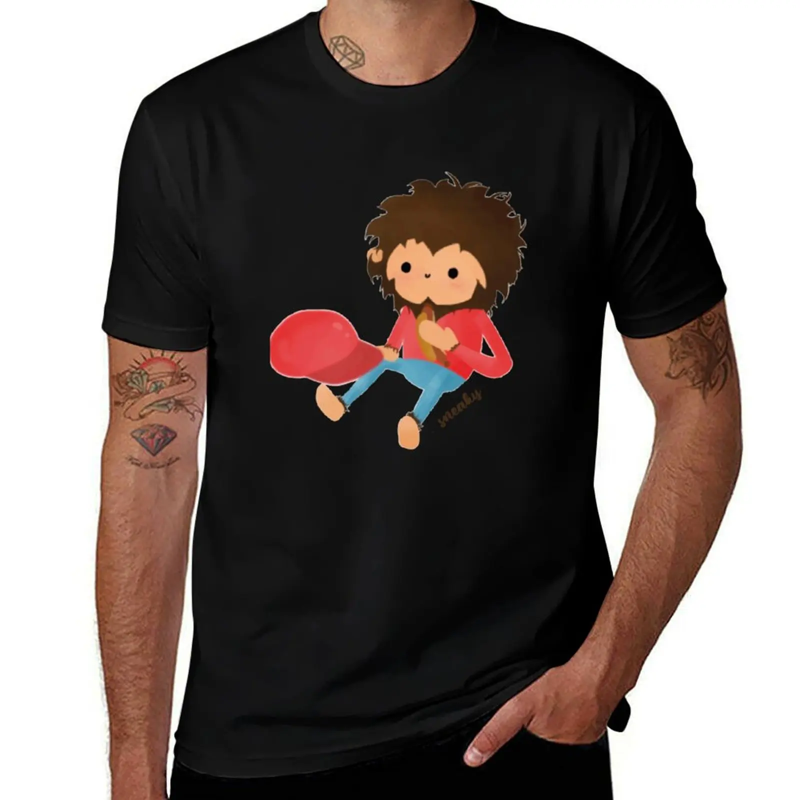 Sneaky Sasquatch Funny Big Head For Game Lover T-Shirt Holiday Lightweight T-Shirt