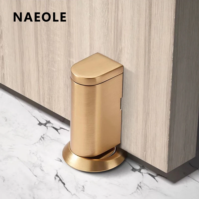 Door Suction Anti-collision Home Bathroom Bedroom Door Stop Door Resistance Strong Magnetic Door Free of Punching Ground Suction