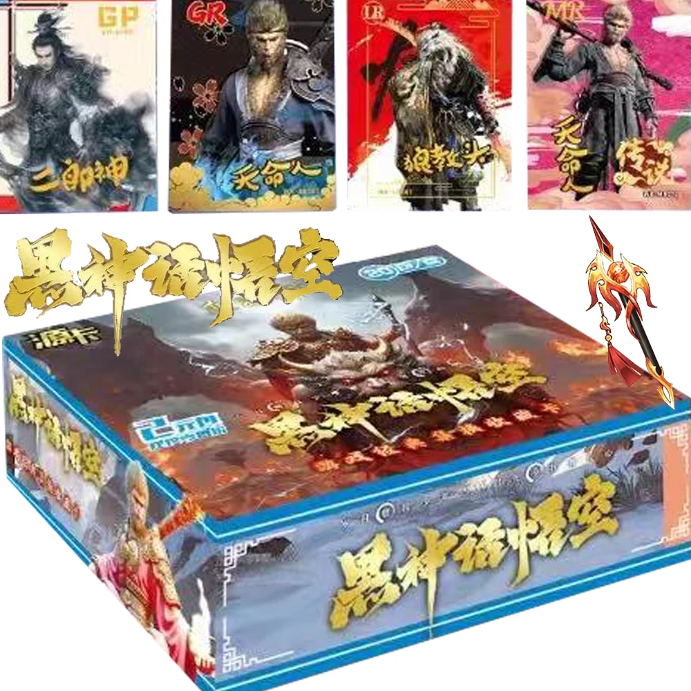 

Black Myth Wukong Card Periphery Dangerous Surprising Adventure Travel Game Characters Monkey Sun High Level Card Kid Toy Gift