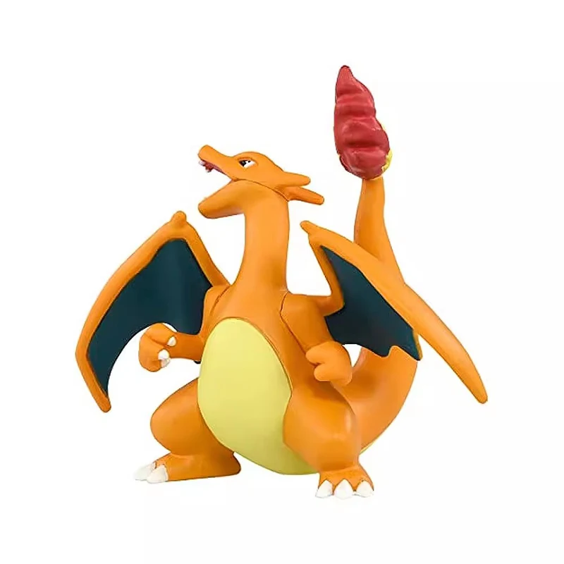 TAKARA TOMY Pokemon MS-15 Charizard modelo periférico figura de moda colección de muñecos de dibujos animados adornos juguetes para niños Decoración