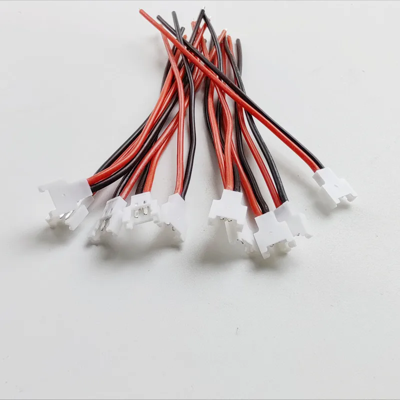 10pcs MX2.0 Pitch 2.0mm 2 Pin Female Cable Connector Plugs Jack Docking Terminal Connection Electronic Wire Drone Spare Parts