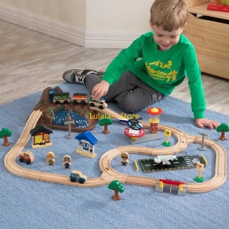 Y4QA 2PCS Plastic Stone Tunnel Model For Toy Train Track Scene Landscape Accessories