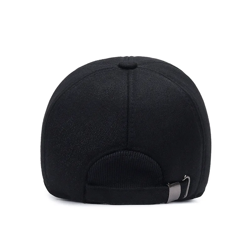 Auturnn Thick Warm Men Winter Baseball Cap With Ear Flaps, Ideal choice for Gifts