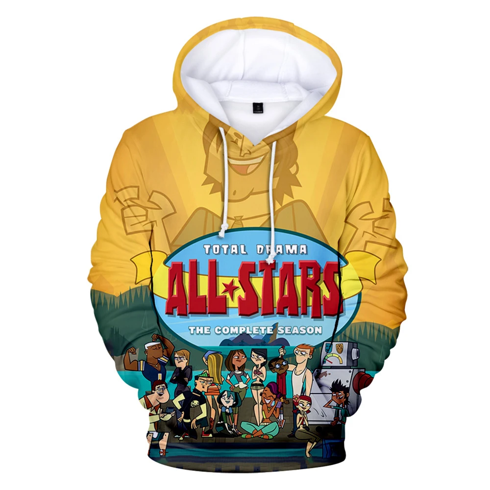 

Cartoon Total Drama Hoodie Unisex 3D Sweatshirt Women Men&amp Tracksuit Harajuku Streetwear Funny Clothes Kawaii Kids Pullovers