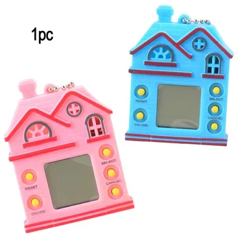 1PC przezroczyste elektroniczne zwierzaki Tamagotchi nostalgiczne 49 zwierzaki w jednym wirtualny Cyber cyfrowy zabawki dla zwierząt domowych piksel śmieszne zabawki