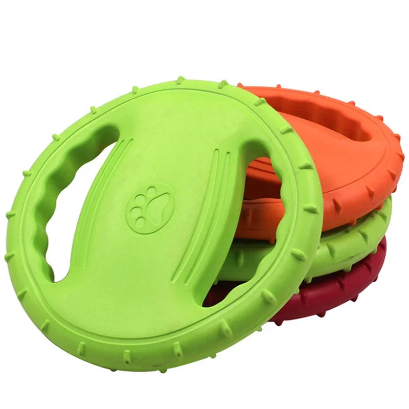 Pet Flying Tray EVA Dog Training Pull Ring Bite Resistant Floating Toys Dogs Outdoor Exercise Interactive Games